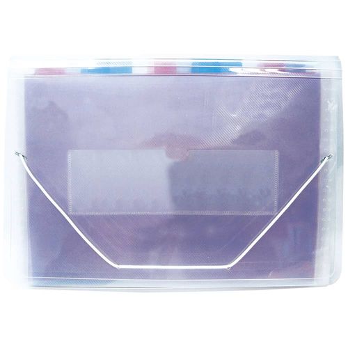 Archifuelle de Plástico Tamaño Carta Índice Cristal con 13 Separadores Smart