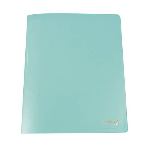 Carpeta de Plástico Tamaño Carta con 20 Micas Azul Pastel Smart