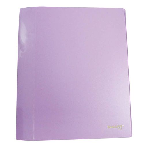 Carpeta de Plástico Tamaño Carta con 20 Micas Lila Pastel Smart