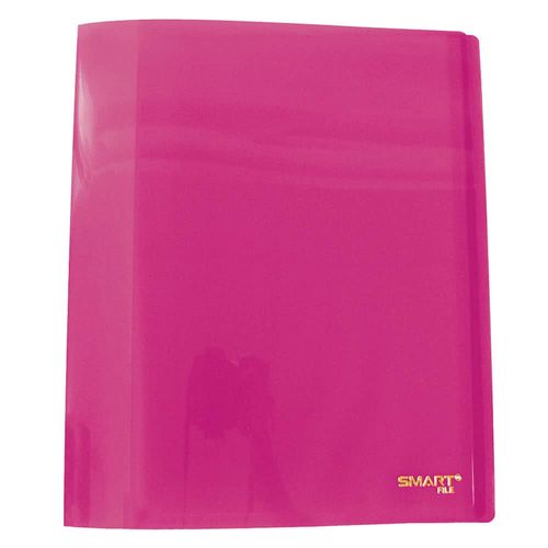 Carpeta de Plástico Tamaño Carta con 20 Rosa Style Smart