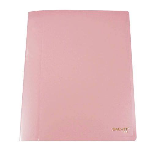 Carpeta de Plástico Tamaño Carta con Palanca Rosa Pastel Smart