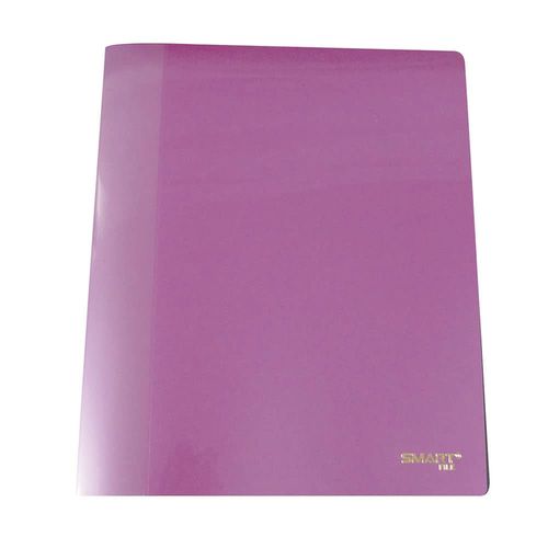 Carpeta de Plástico Tamaño Carta con Palanca Rosa Shiny Smart