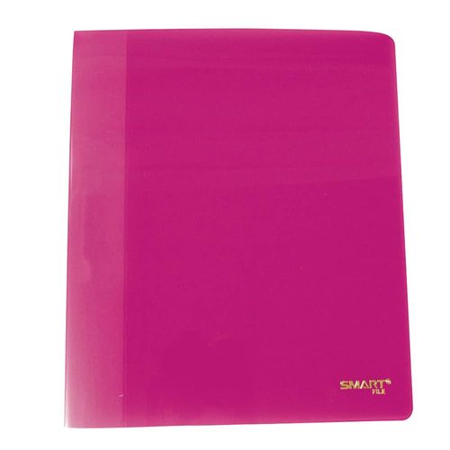 Carpeta de Plástico Tamaño Carta con Palanca Rosa Style Smart