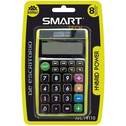Calculadora de Escritorio Mediana de 8 Dígitos Hybrida Smartech