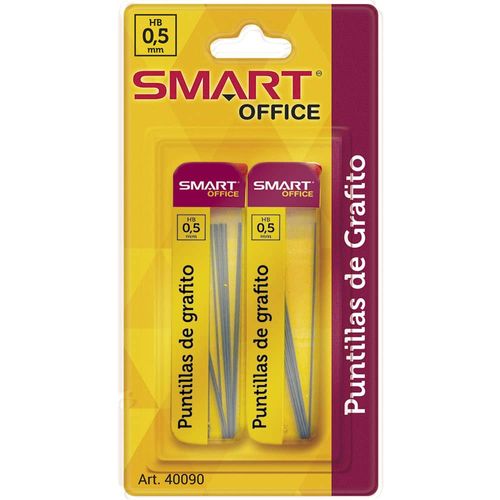 Puntillas para Lapicero de 0.5 mm con 2 Tubos de 12 Piezas Smart