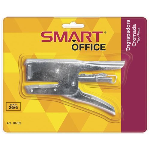 Engrapadora Tipo Pinza Cromada Profesional Blíster Smart