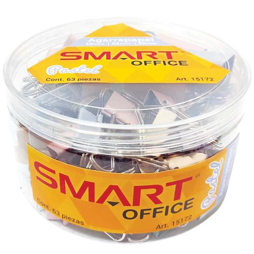 Agarrapapel Surtido Pastel Estuche Con 63 Piezas Smart 07730040