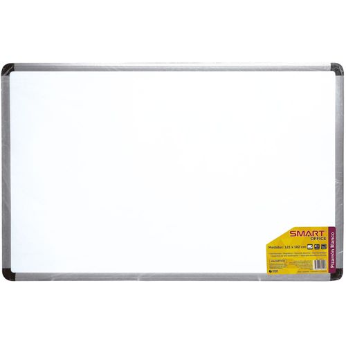 Pizarrón Blanco de 121 x 182 cm con Marco de Aluminio Smart