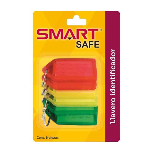 Llavero Identificador Blíster con 6 Piezas Smart