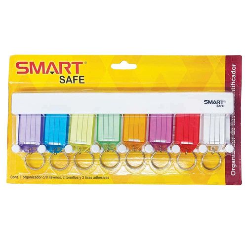Portallaves con 8 Llaveros Smart