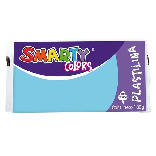 Plastilina Marqueta 180 g Azul Cielo Smarty