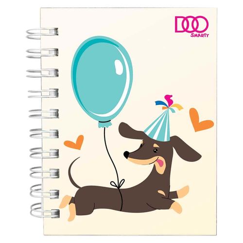 Libreta Pocket de 160 Hojas Raya Pasta Dura Perrito Smarty Doo 8305