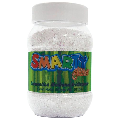 Diamantina Mediana Bote con 50 g Iridiscente Smarty