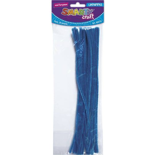 Limpiapipas Color Azul Turquesa Bolsa con 20 Piezas Smarty