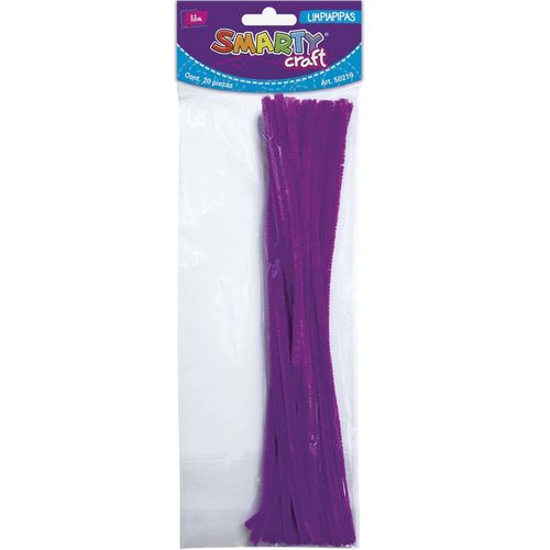 Limpiapipas Color Lila Bolsa con 20 Piezas Smarty