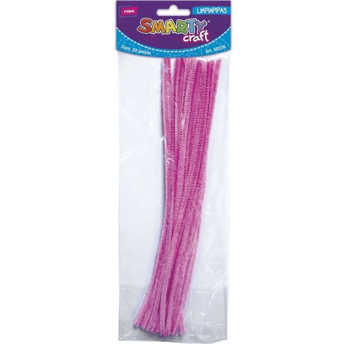 Limpiapipas Color Rosa Bolsa con 20 Piezas Smarty