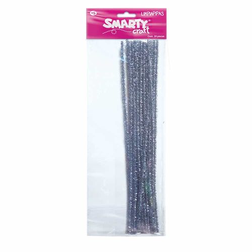Limpiapipas Color Plata Bolsa con 20 Piezas Smarty