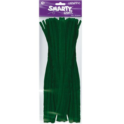 Limpiapipas Verde Bandera Bolsa con 100 Piezas Smarty Craft 50279