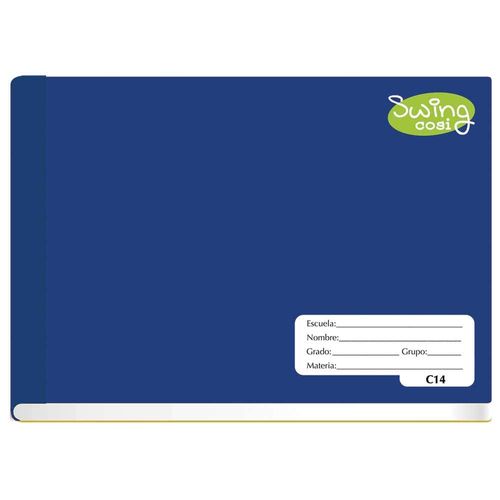 Cuaderno Cosido de 100 Hojas Italiano Cuadro Alemán Swing Cosi 08215
