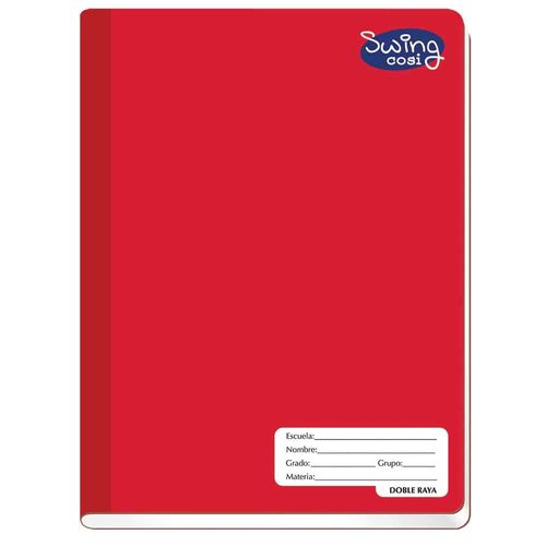 Cuaderno Cosido de 100 Hojas College Doble Raya Swing Cosi 08234