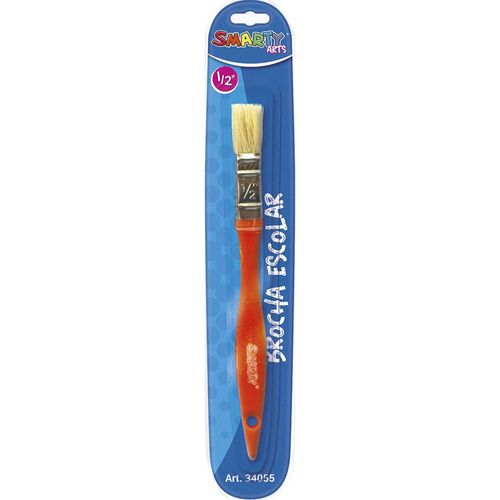 Brocha de Plástico Escolar de 1/2" Blíster Smarty