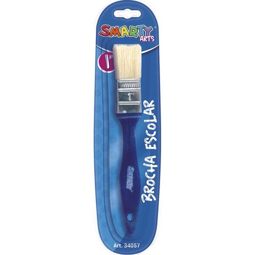Brocha de Plástico Escolar de 1" Blíster Smarty