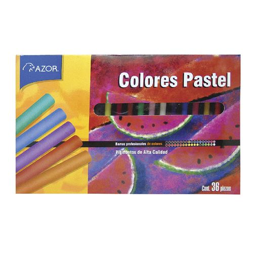 Pintura Barras Colores Pastel con 36 Stafford