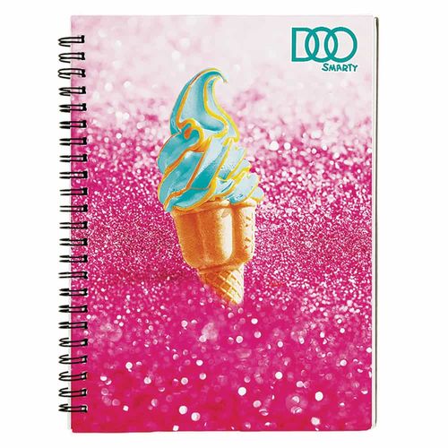 Cuaderno Espiral de 100 Hojas Profesional de Cuadro Chico Mix Swing Doo