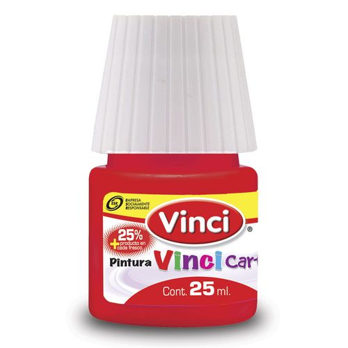 Pintura para Carteles Frasco con 25 ml Geranio 58 Vinci