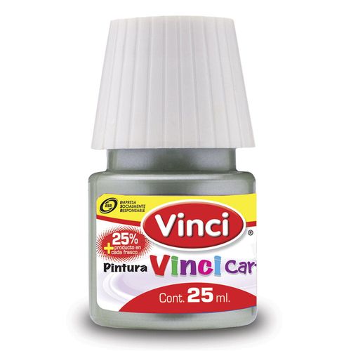 Pintura para Carteles Frasco con 25 ml Plata 70 Vinci