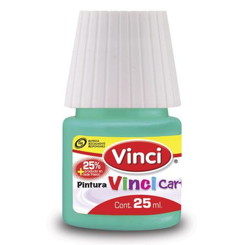Pintura para Carteles Frasco con 25 ml Verde Vero 62 Vinci