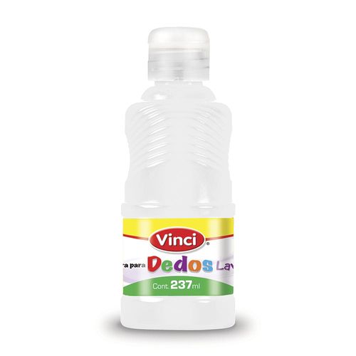 Pintura Para Dedos Frasco con 237 ml Blanco Fun Pro