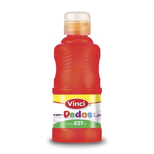 Pintura Para Dedos Frasco con 237 ml Naranja Fun Pro