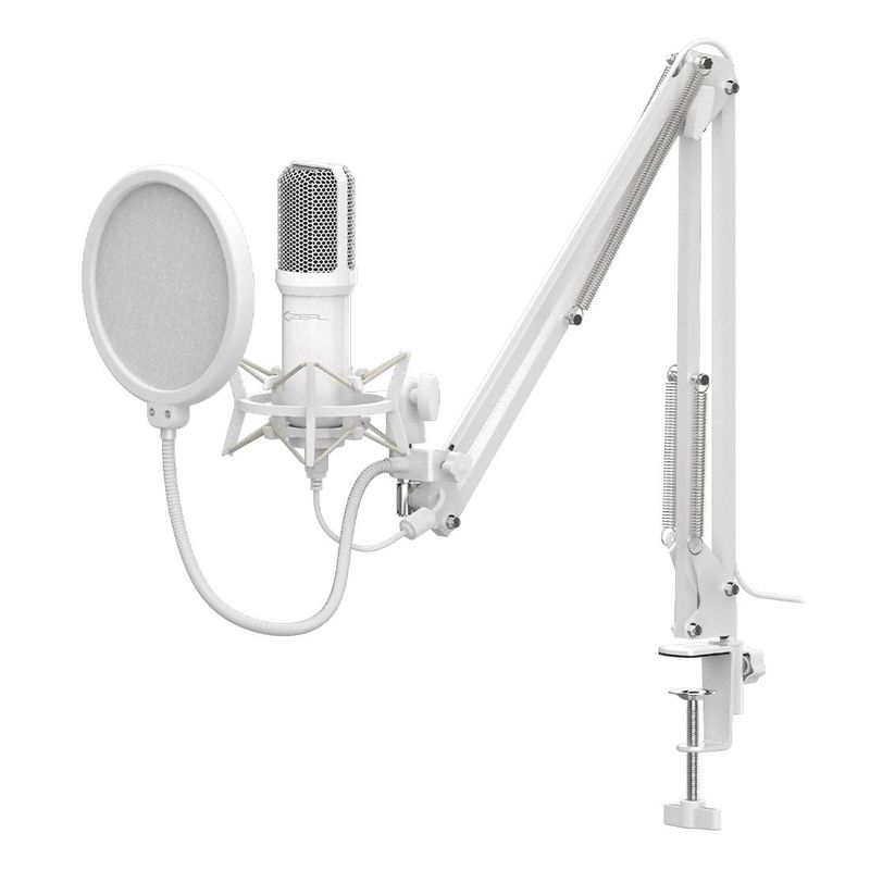 Kit-de-MICROFONO-C-SOPORTE-XZ260-BLANCO.-XZKMC1W.---