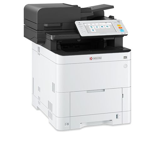 Multifuncional láser a color KYOCERA MA3500CIX 1102YK2US0 carta/oficio - 37PPM, 1200x1200DPI, imprime/copia/escanea cama plana tamaño oficio A4, dúple