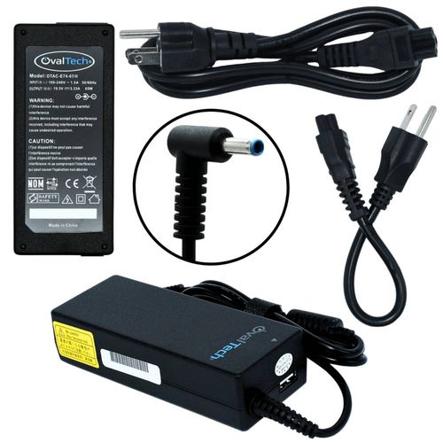 Adaptador / Cargador de corriente para Laptop OTAC-E74-65W OVALTECH de 65W 19.5V/3.33A Punta Azul -