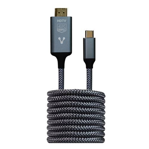 Vorago CAB-310 cable HDMI 1.8 m 2 x HDMI Type A (Standard) USB Tipo C Negro