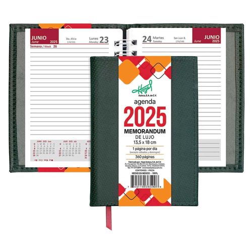 Agenda Memorandum de Lujo Hazel