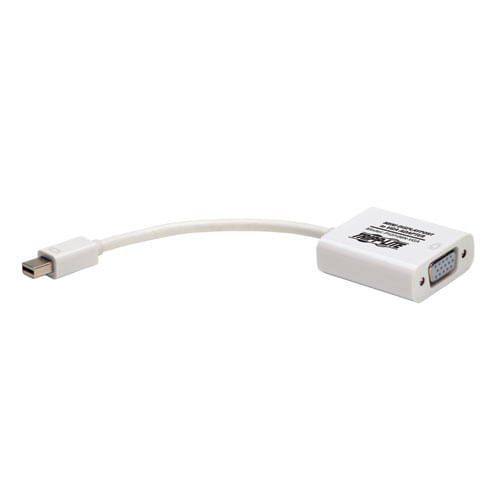 Tripp Lite P137-06N-VGA Adaptador Activo de Video Keyspan Mini DisplayPort a VGA, Convertidor de Video (M/H), Blanco, 152 mm [6"]