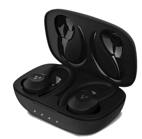 Vorago ESB-500-PLUS audífono y auriculare Auriculares Inalámbrico Gancho de oreja Llamadas/Música/Deportes/Diario Bluetooth Negro