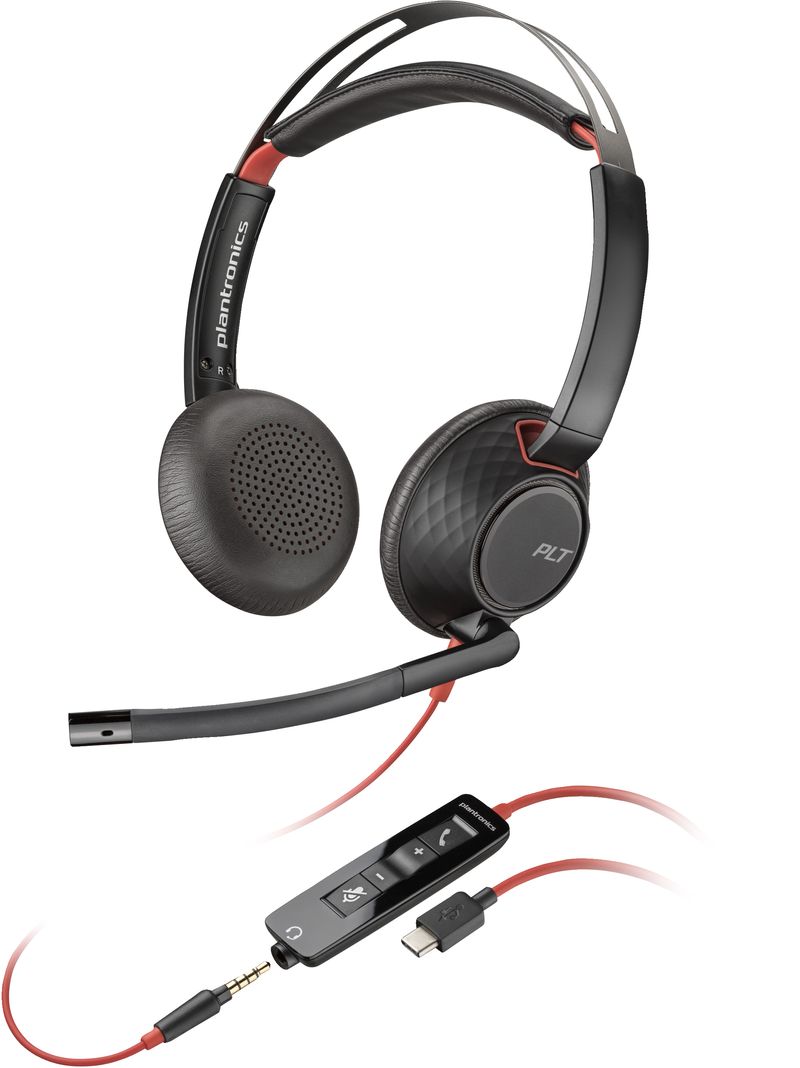 Poly-Blackwire-5220---Alambricos-USB-C-con-adaptador-USB-C-A-conector-3.5-mm-Binaural