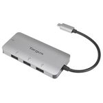 Hub-Targus-USB-C-a-4-port-USB-A-3.0-ACH226BT-color-gris---