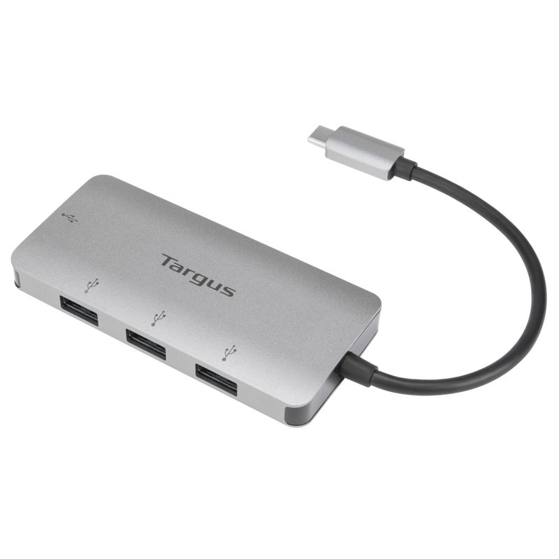 Hub-Targus-USB-C-a-4-port-USB-A-3.0-ACH226BT-color-gris---