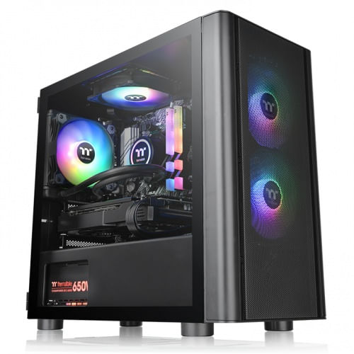 Gabinete-THERMALTAKE-CA-1R1-00S1WN-02---V150-Tempered-Glass-ARGB-Breeze-Micro