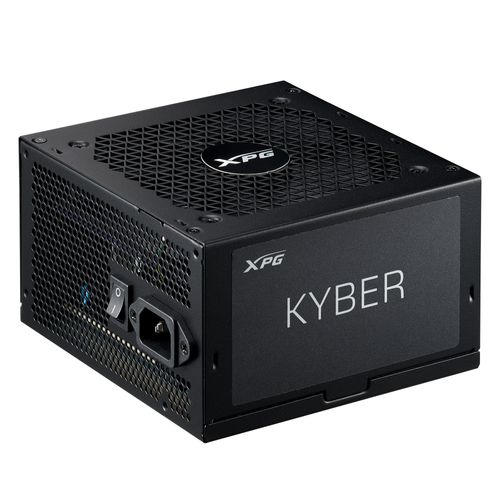 Fuente de Poder XPG KYBER - 650W, No modular. Color NEGRO.  KYBER650G-BKCUS