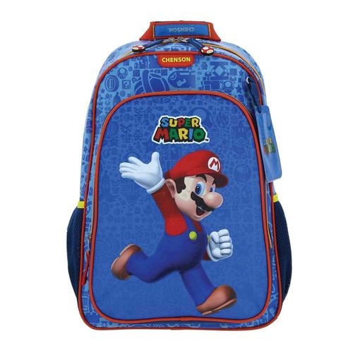Mochila de Primaria para Niño Mario Bros Chenson MB66340-9