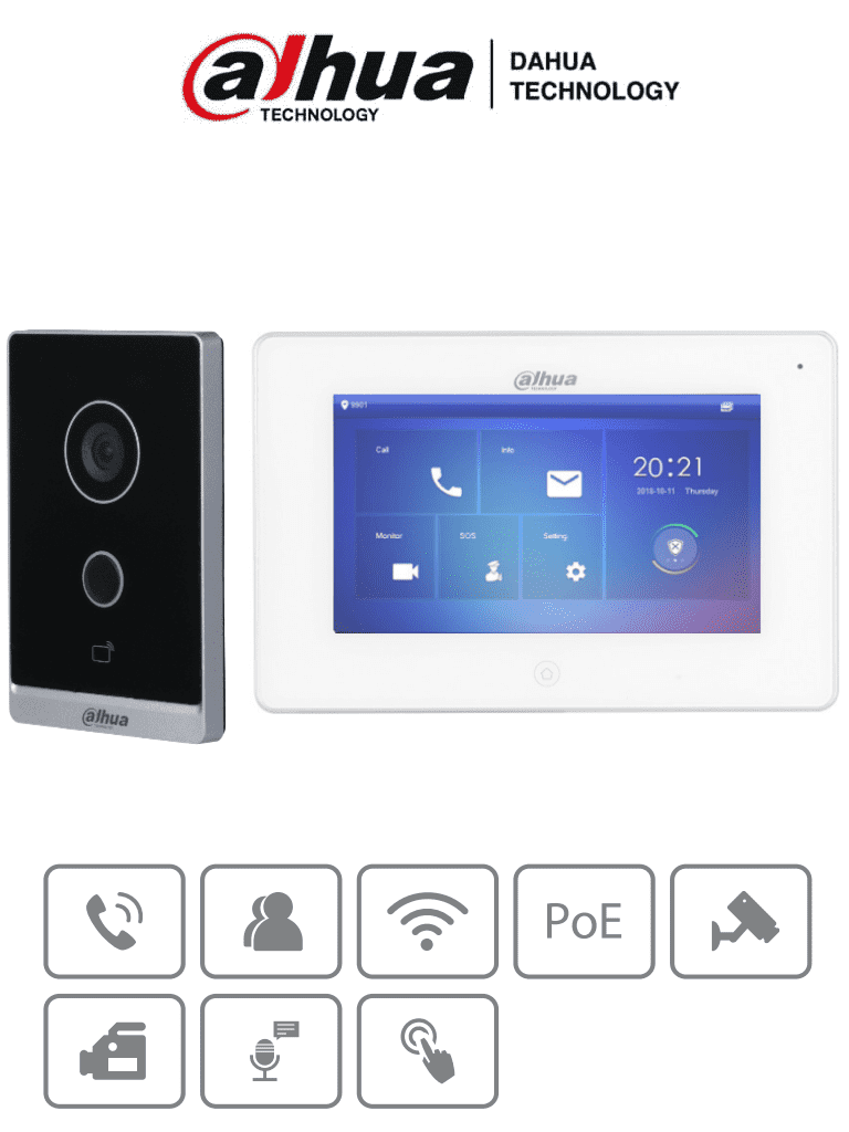 DAHUA-KTW01---Kit-de-Videoportero-WiFi--Monitor-con-Pantalla-de-7---