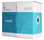 Cableado-UTP-Cat6-100-mts.-UNV--CAB-6-CCA--Forro-PVC-Azul---4-Pares-Calibre-23-AWG---100--Cobre---Uso-Interior---