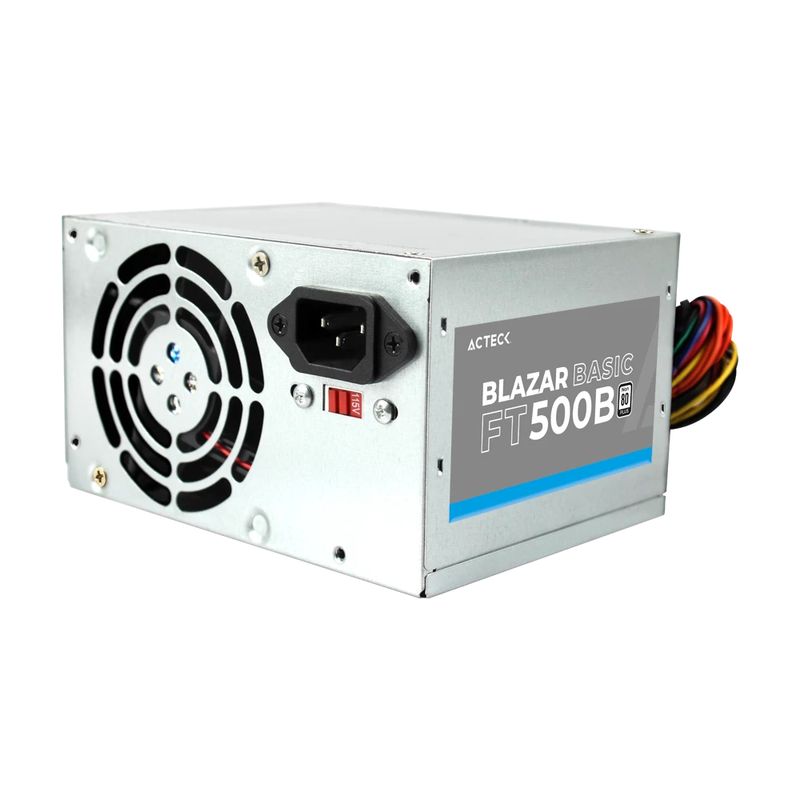 Pack-12-Fuente-de-Poder-ACTECK-Blazar-Basic-ACTECK-FT500B-ESSENTIAL-SERIES-500W---