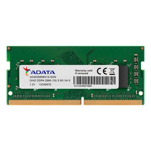 ADATA AD4S26668G19-SGN modulo de memoria 8 GB DDR4 2666 MHz